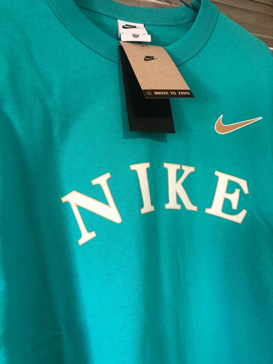 新品 ティファニーブルー ナイキ NIKE ロングTシャツ ロンT エメラルド