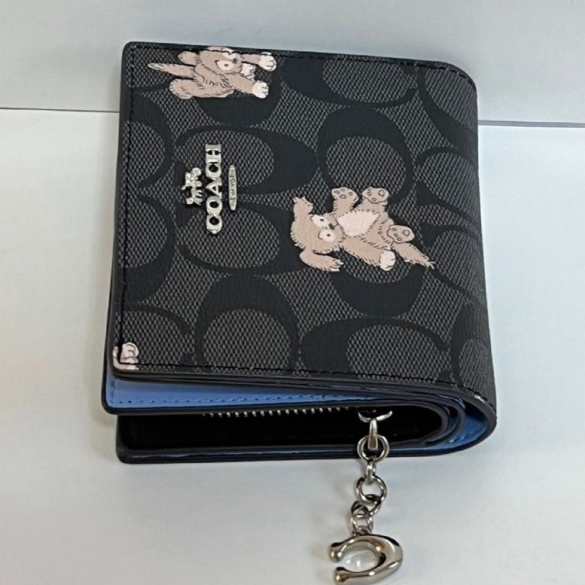 新品正規品 coach コーチ 財布 二つ折り財布 わんちゃん 犬