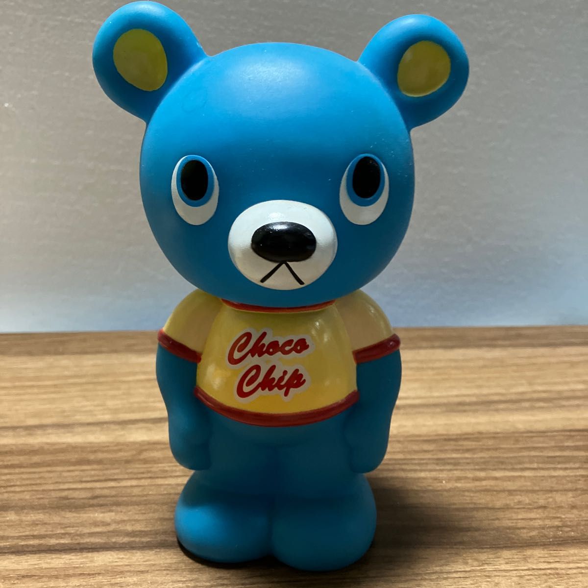 レアな チョコチップベア ソフビ 貯金箱 当時物 中古 汚れあります