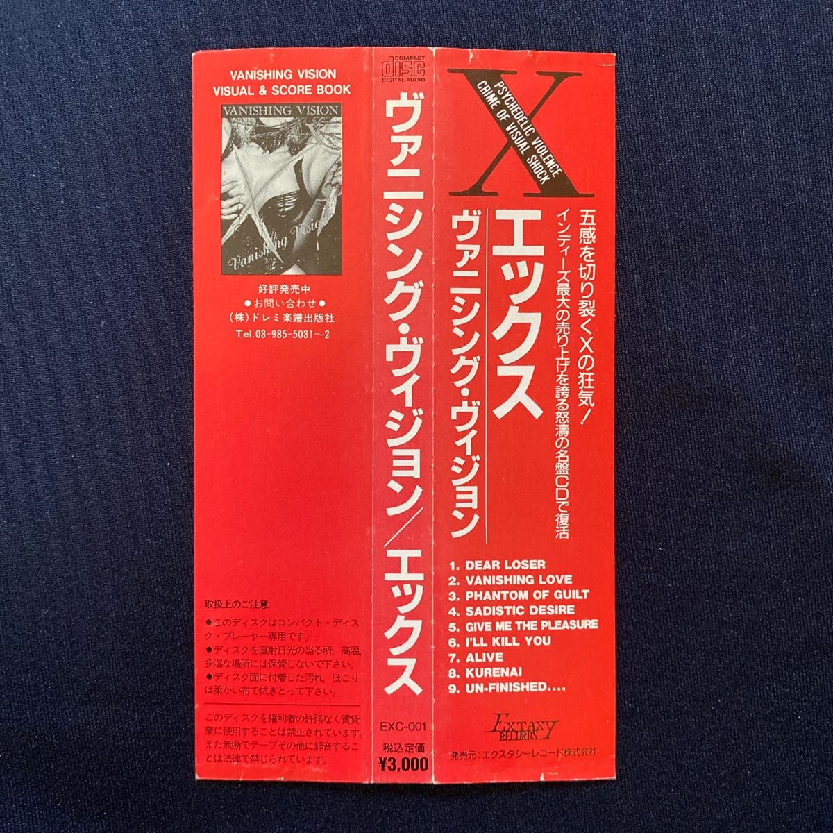 エックス/ヴァニシング・ヴィジョン/X VANISHING VISION X JAPAN JAPAN
