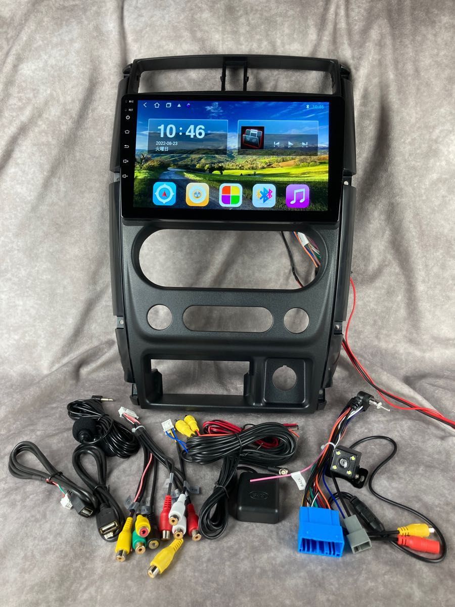 9インチ JB23 JB43 ジムニー 専用 CarPlay パネル アンドロイド12 ナビ