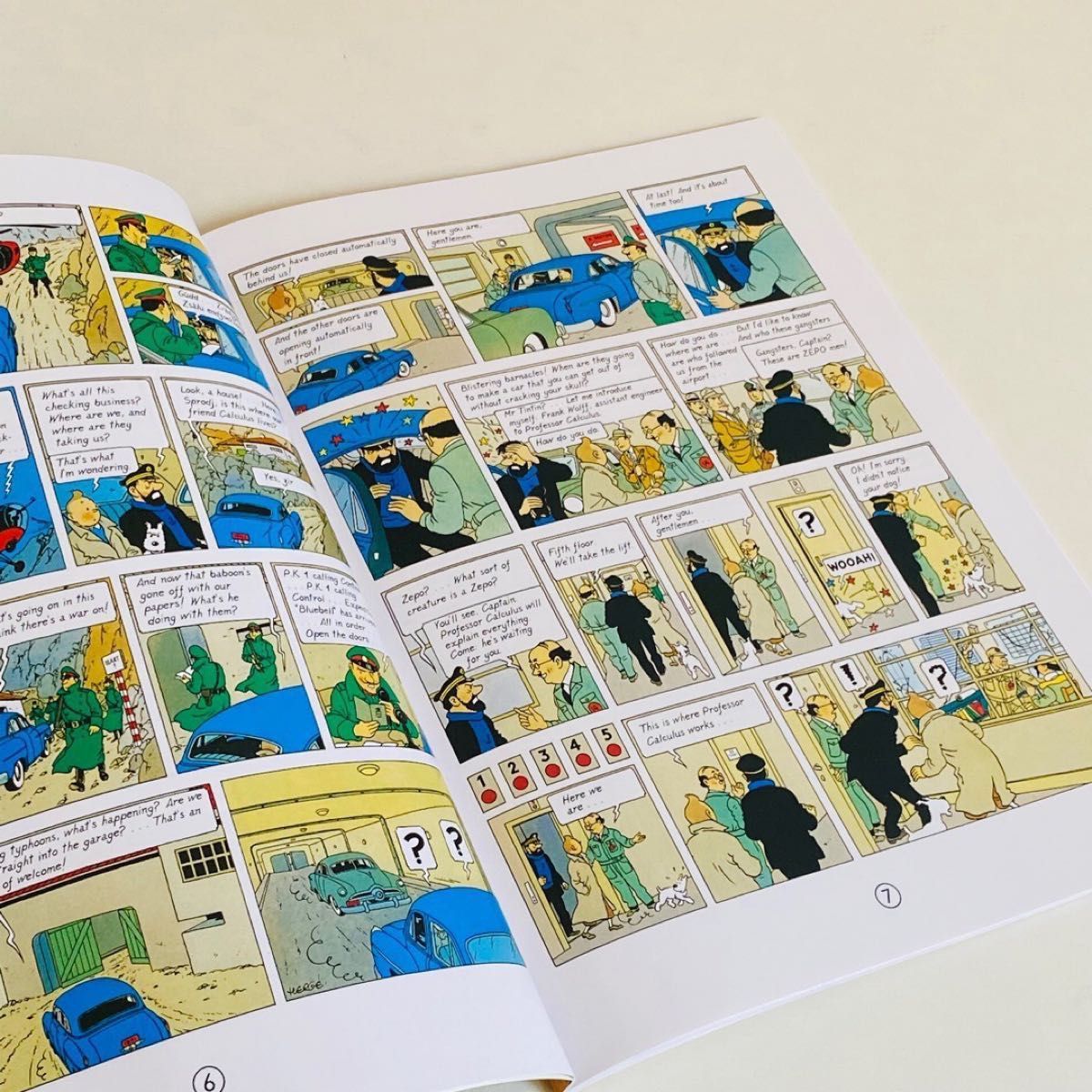 The adventures of TinTin タンタンの冒険 英語コミックス 英語絵本
