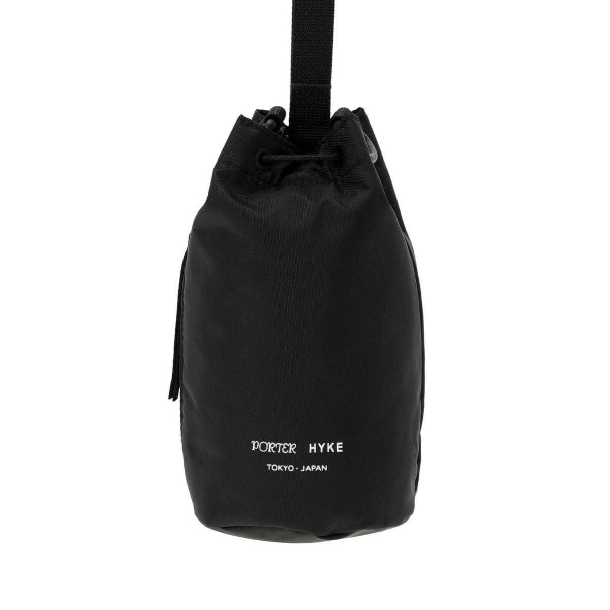 HYKE PORTER BONSAC MINI & COIN CASE BLACK ハイク ポーター