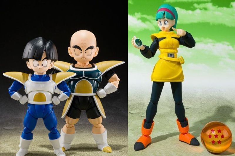 新品未開封 S H Figuarts ナメック星編 ブルマ 悟飯 クリリン 3体