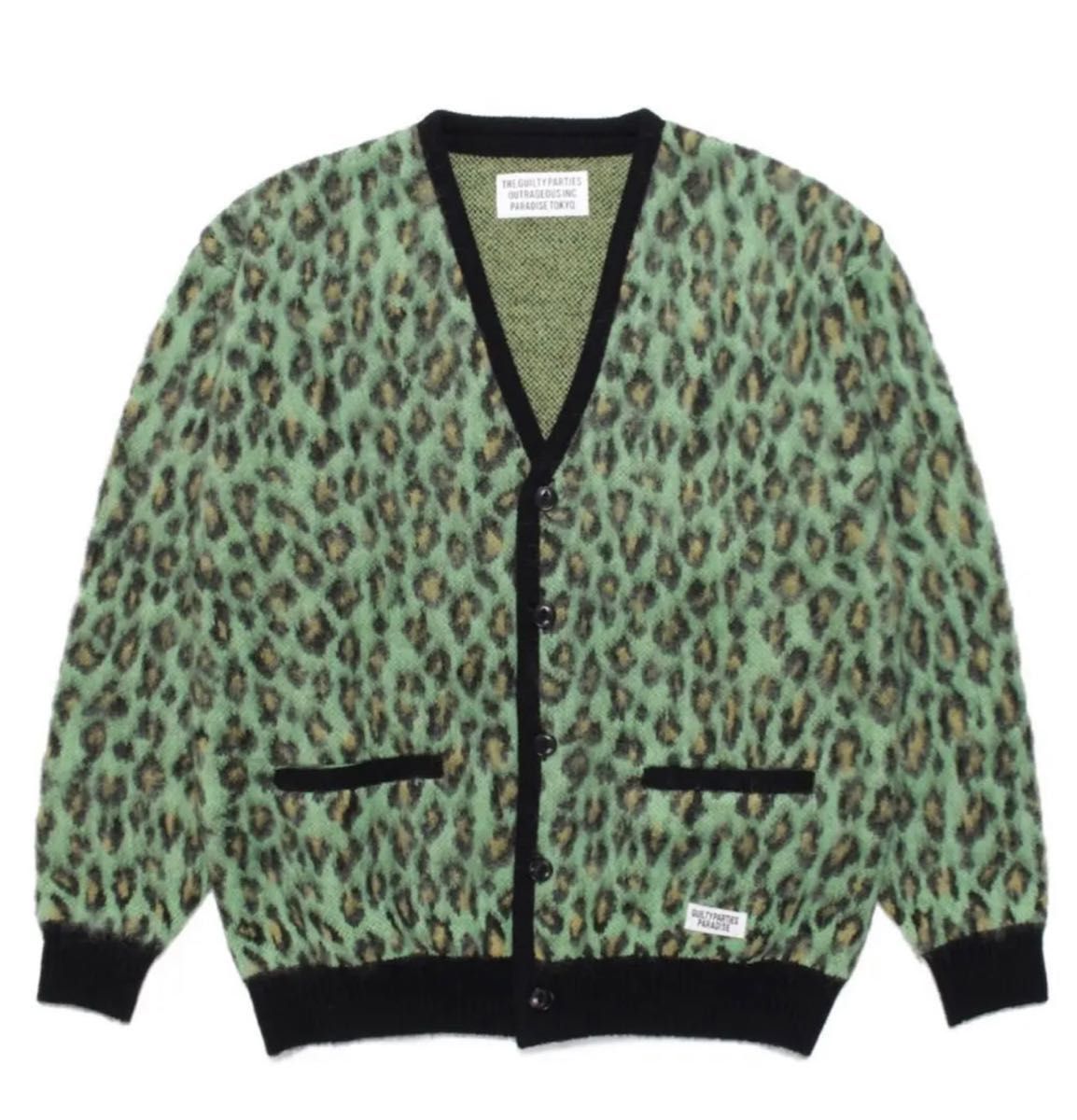 WACKO MARIA /ワコマリア』 LEOPARD MOHAIR CARDIGAN モヘア
