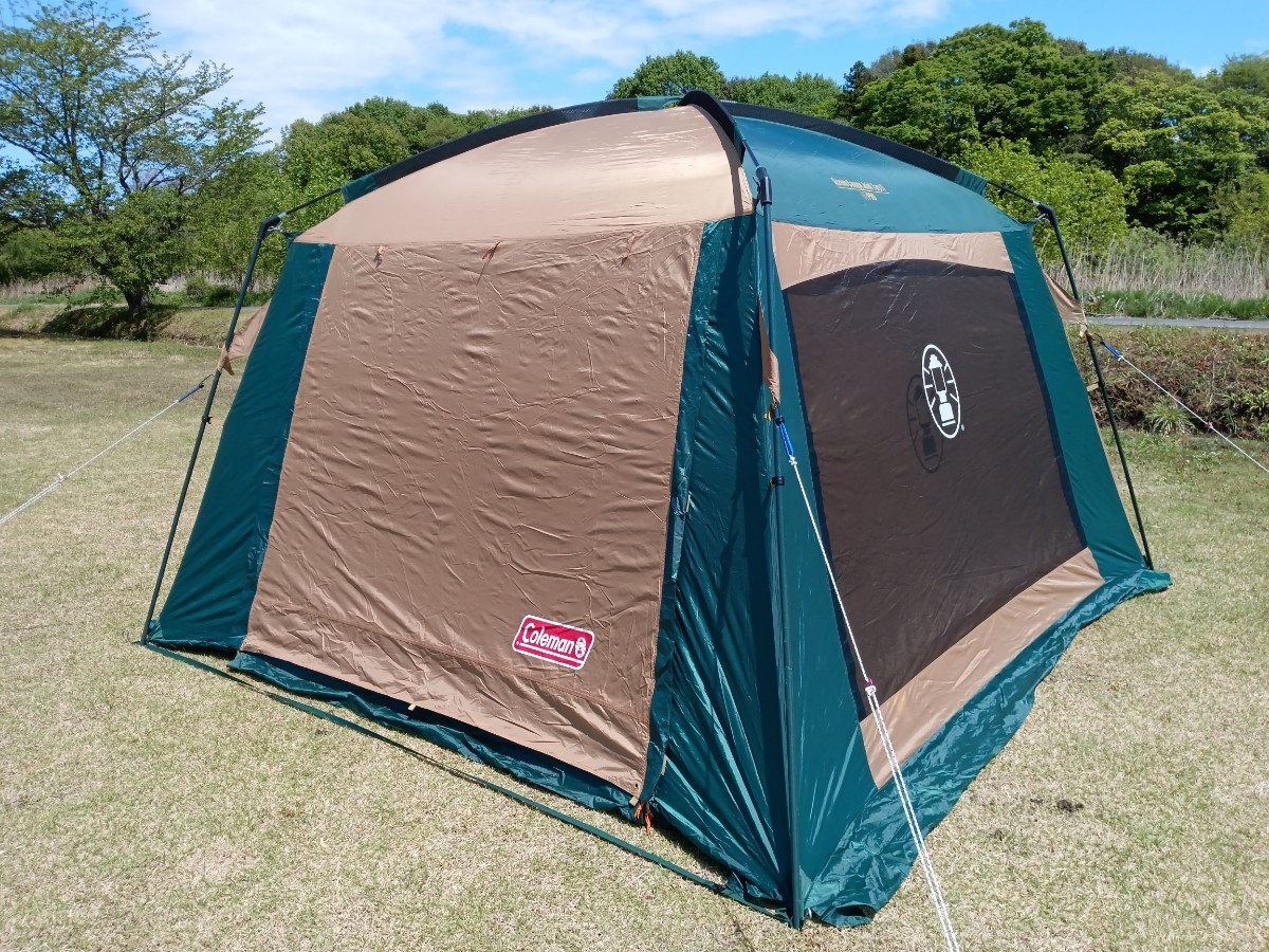 Coleman コールマン スクリーンキャノピージョイントタープⅡ 設営確認