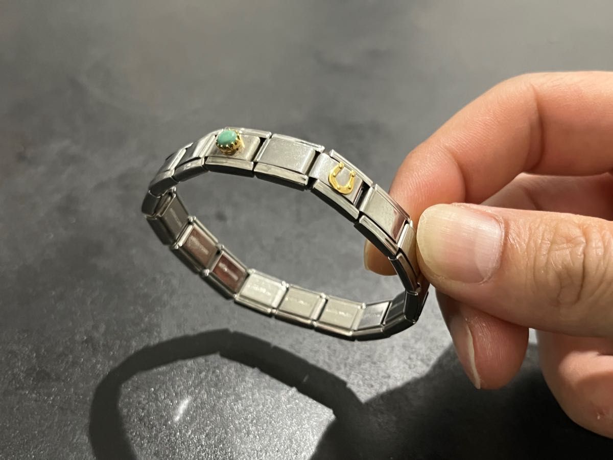 ナラカミーチェ VIVIEFFE ITALY刻印 メッサジオ ブレスレット バングル