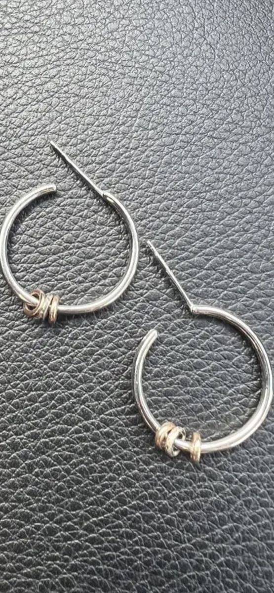 ピアス フープ リング シルバー925 スピネリキルコリン型 Spinelli