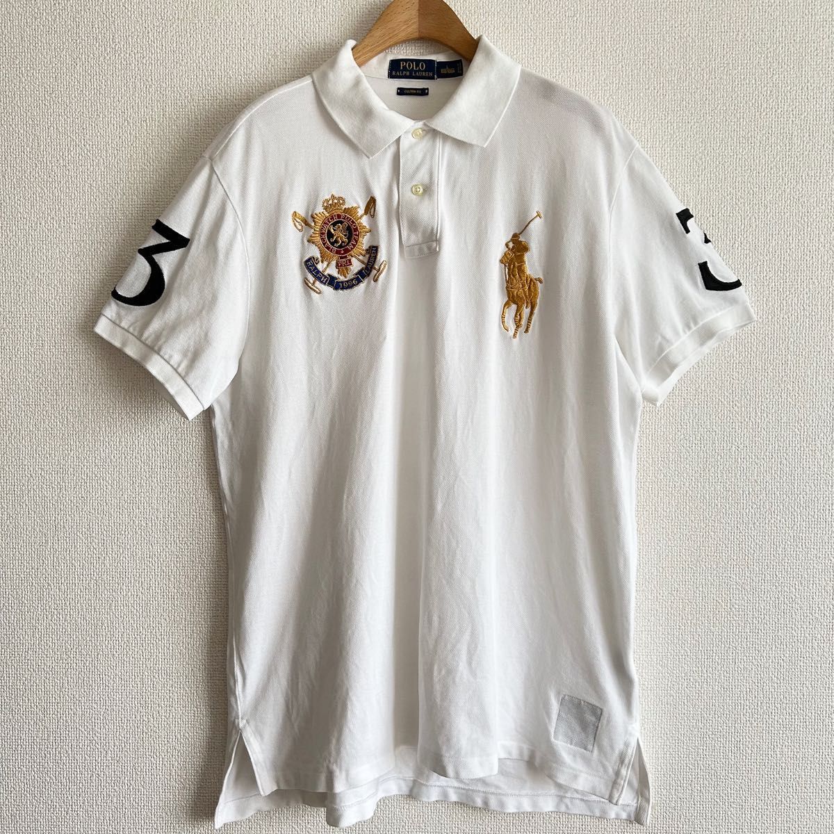 POLO RALPH LAUREN】ポロラルフローレン ビッグポニー ロゴ刺繍 金刺繍