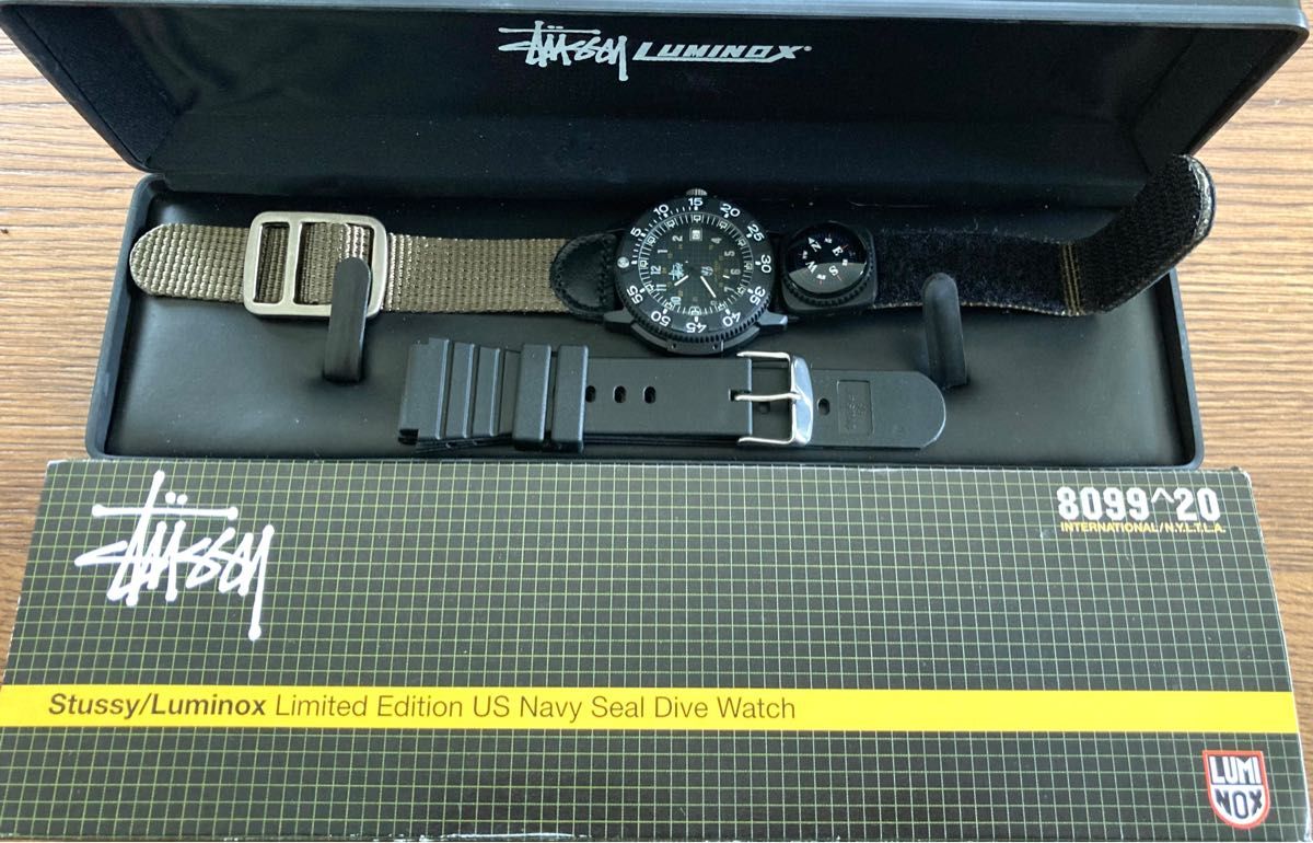 LUMINOX×STUSSY/ルミノックス×ステューシー 限定 Navy Seals 極美品
