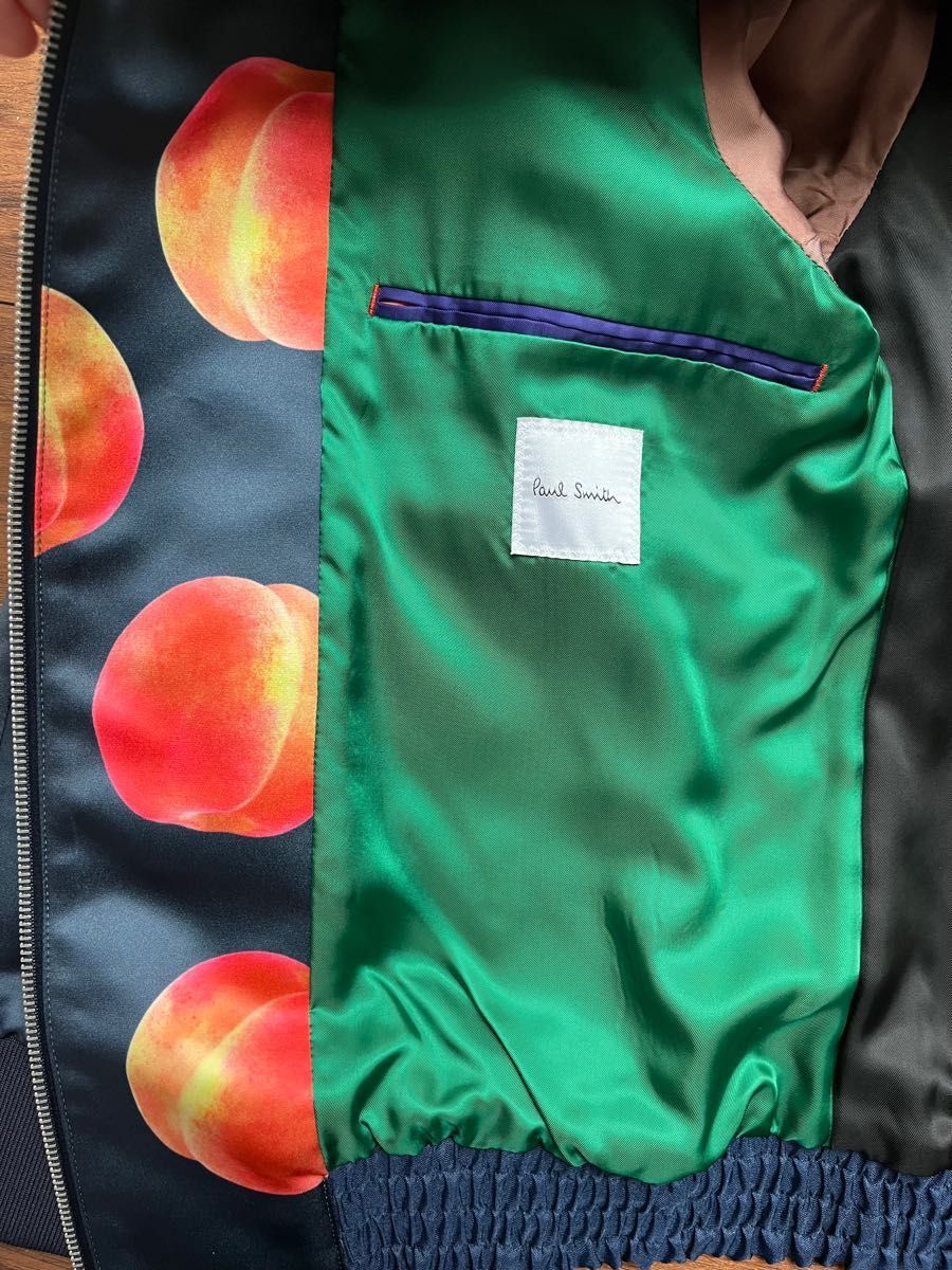 美品【PAUL SMITH (ポールスミス)】桃 ピーチ ジャケット ブルゾン