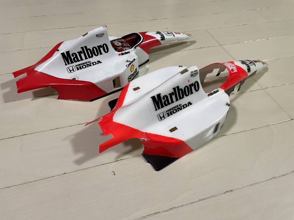 タミヤ F101用 マクラーレンボディ2枚 (フロント&リアウイング付) F102