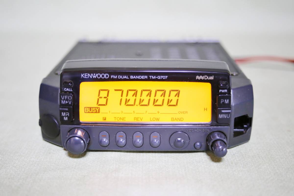 KENWOOD TM-G707 アマチュア無線144/430MHz 広帯域受信 KENWOOD TM