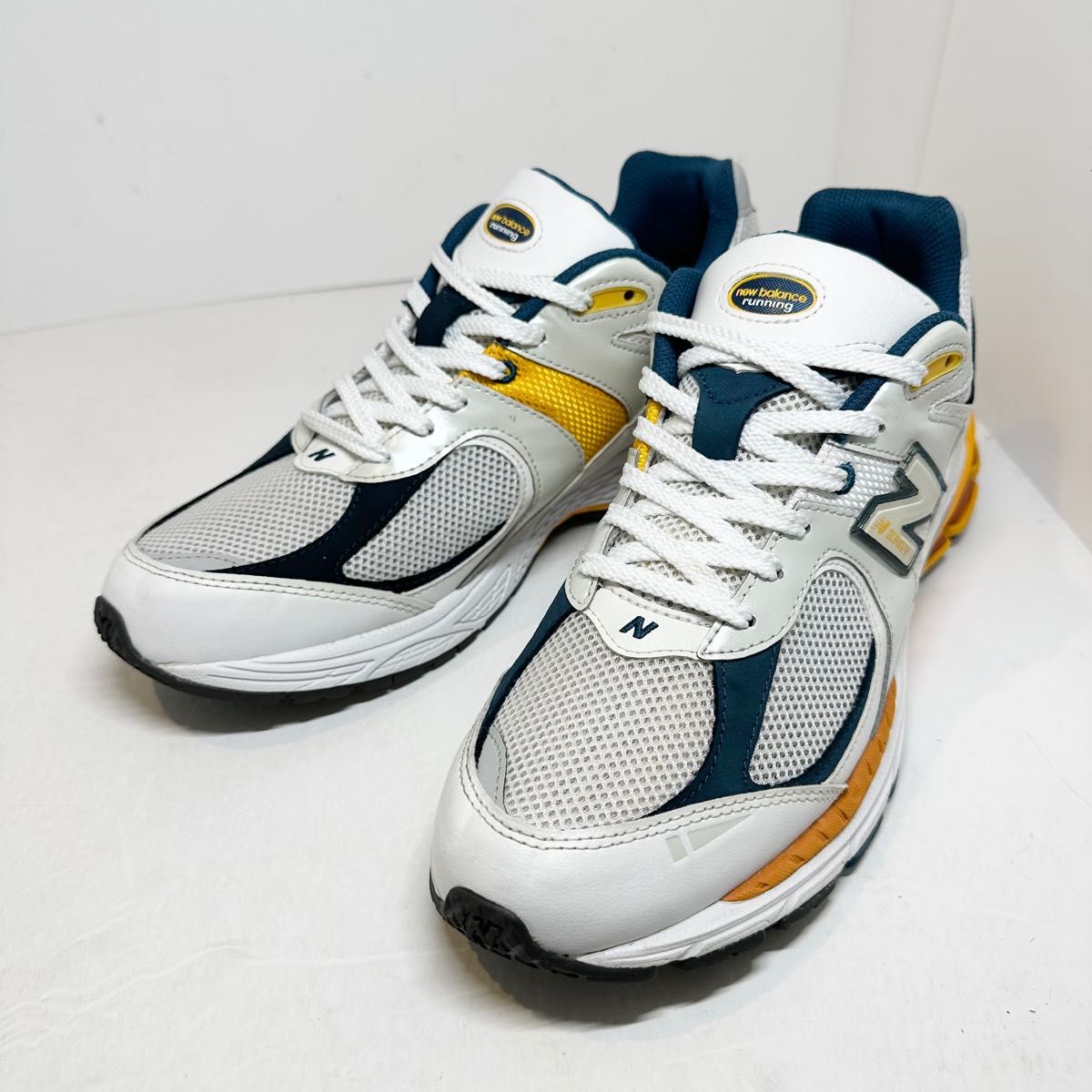 new balance/ニューバランス M2002RLA ホワイト/白×ラグーン/青