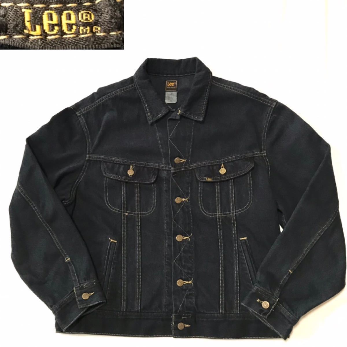 漢の 80s USA ブラックデニム 先染め 後染 Lee リー 101J 220 Gジャン