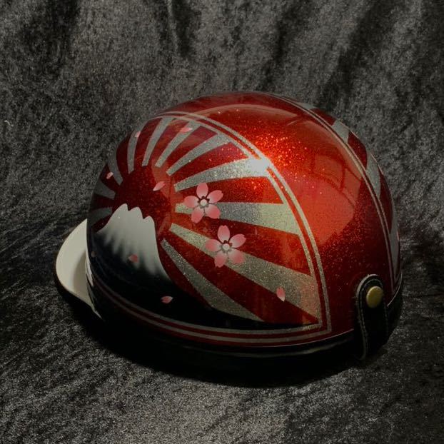 カスタムコルク 新品 コルク半 ギラギラフレーク 富士日章 桜吹雪