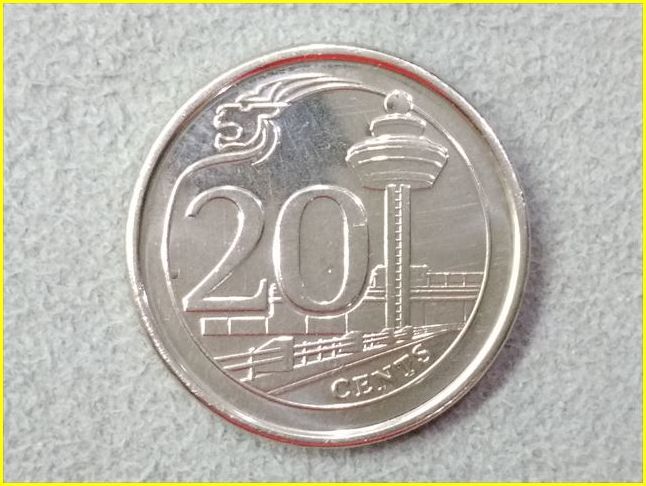 Yahoo!オークション - 【シンガポール 20セント 硬貨/2013年】 20 CENT