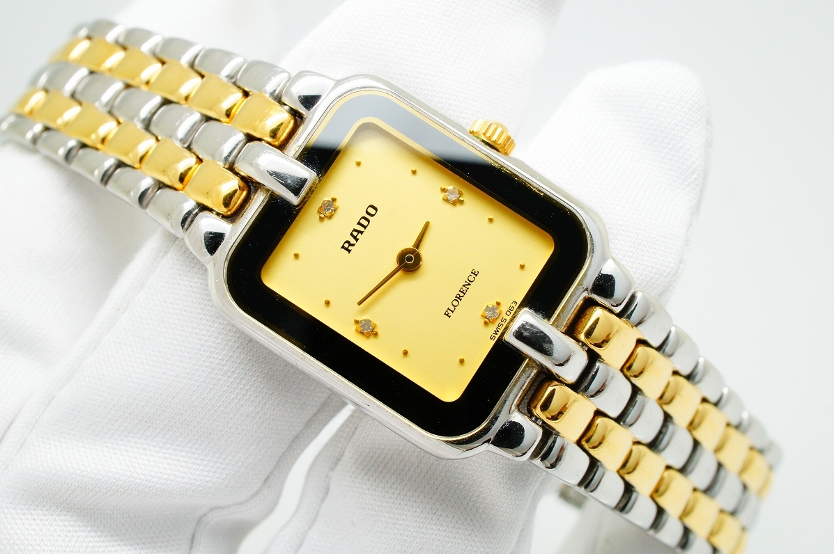 Yahoo!オークション - F85 作動良好 可愛い RADO FLORENCE ラドー フロ