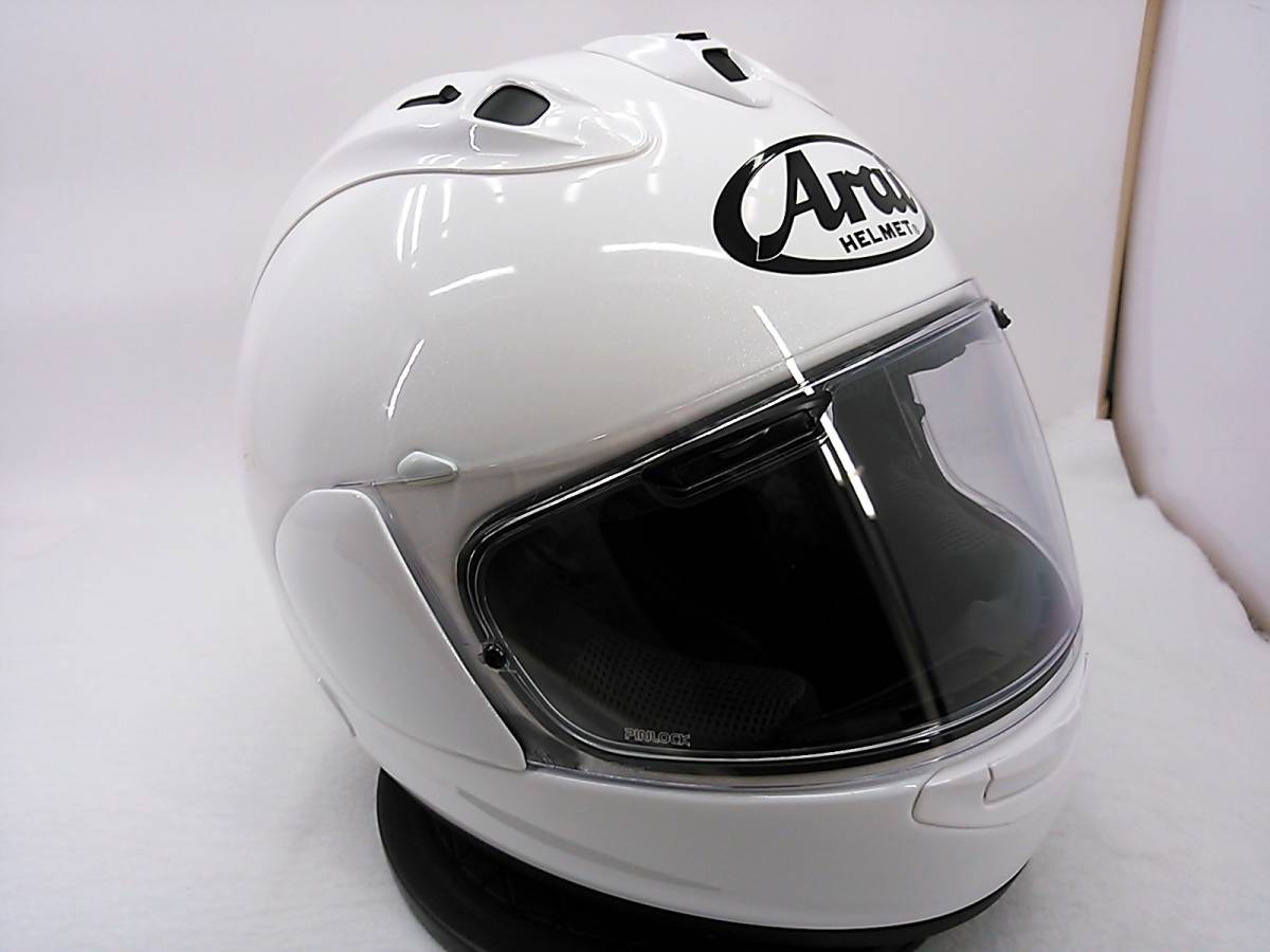 使用極わずか 美品 2020年製 Arai アライ RX-7X グラスホワイト XL