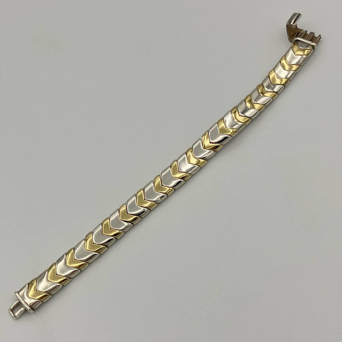 希少品 メンズ ティファニー ビンテージ コンビ リンク ブレスレット