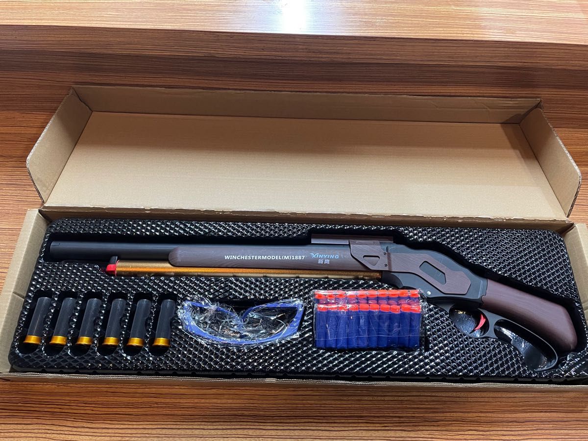 ナーフガン レバーアクション 排莢式 ショットガン m1887風 ナーフ風