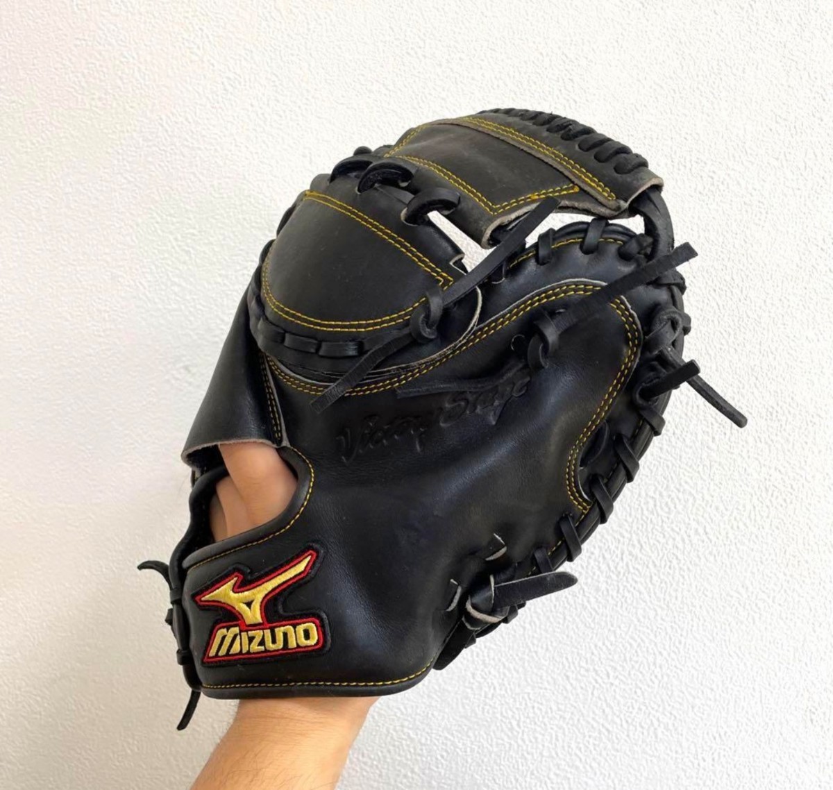 ミズノ ビクトリーステージ 阿部慎之助モデル 軟式 キャッチャーミット