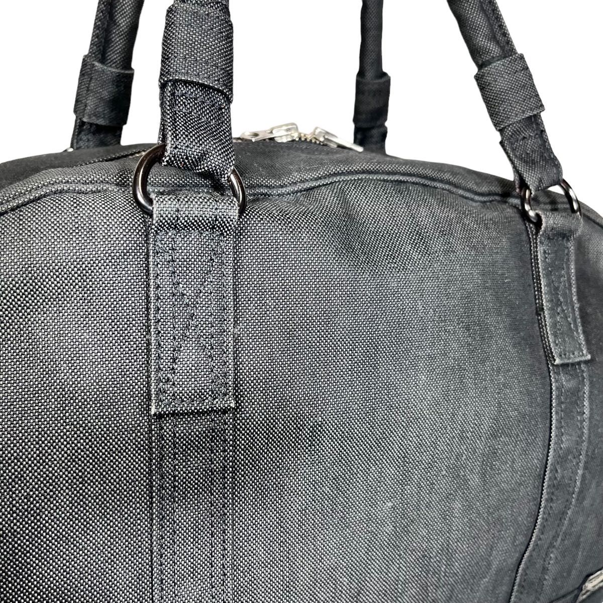 美品】PORTER ポーター スモーキー ボストンバッグ ブラック 黒 ミニ