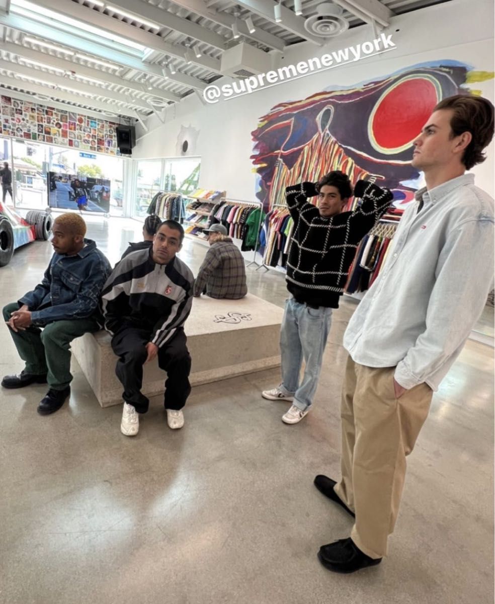 Supreme Quilt Stitch Sweater Black Medium シュプリーム キルト