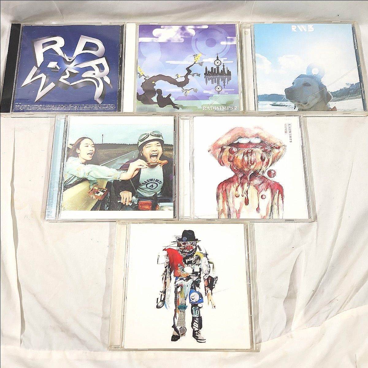 橙2) 6枚セット RADWIMPS CD まとめ売り ラッドウィンプス 1 2 3 4