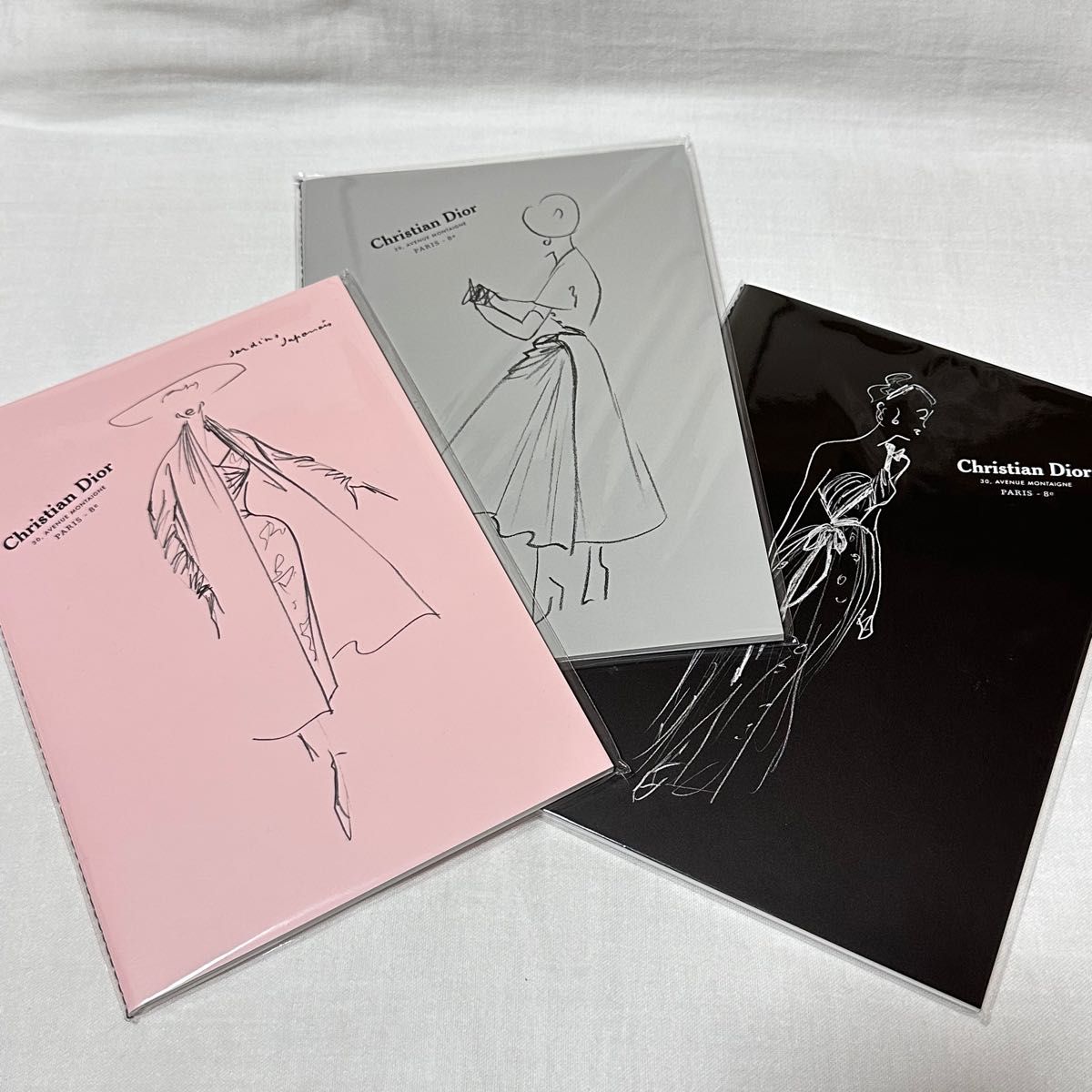 Christian Dior ディオール 夢のクチュリエ ノート メモ帳 3冊セット