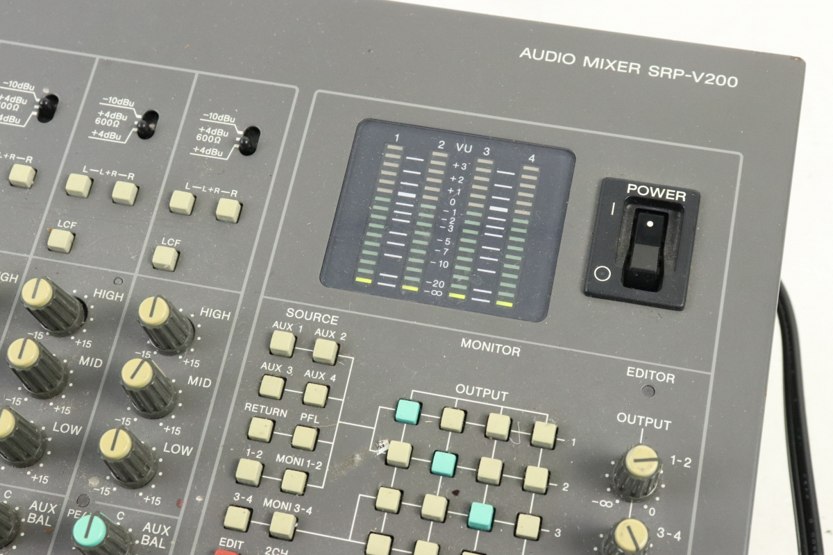 SONY AUDIO MIXER SRP-V200 Sony audio mixer sound equipment