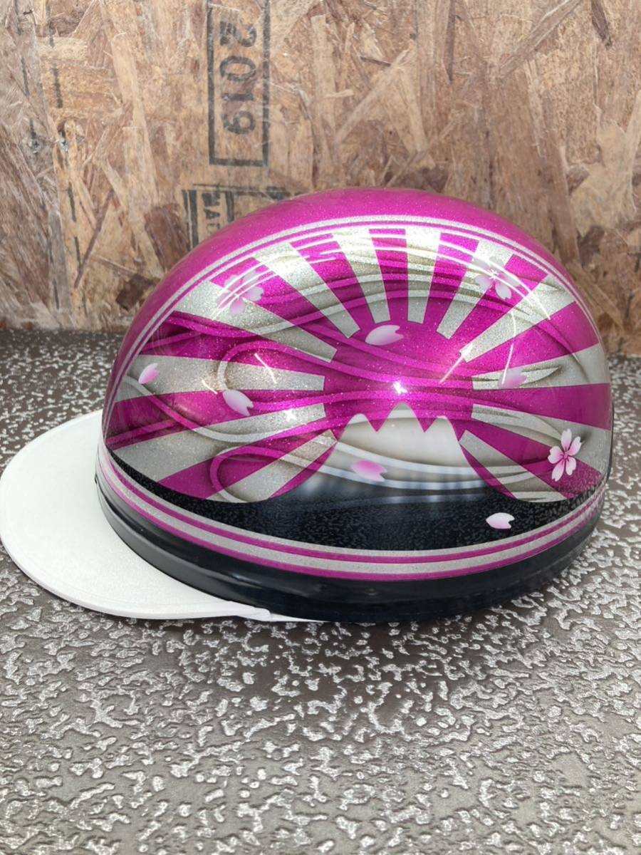新品 送料無料 カスタムコルク半 富士日章 ピンクラメ シルバーラメ