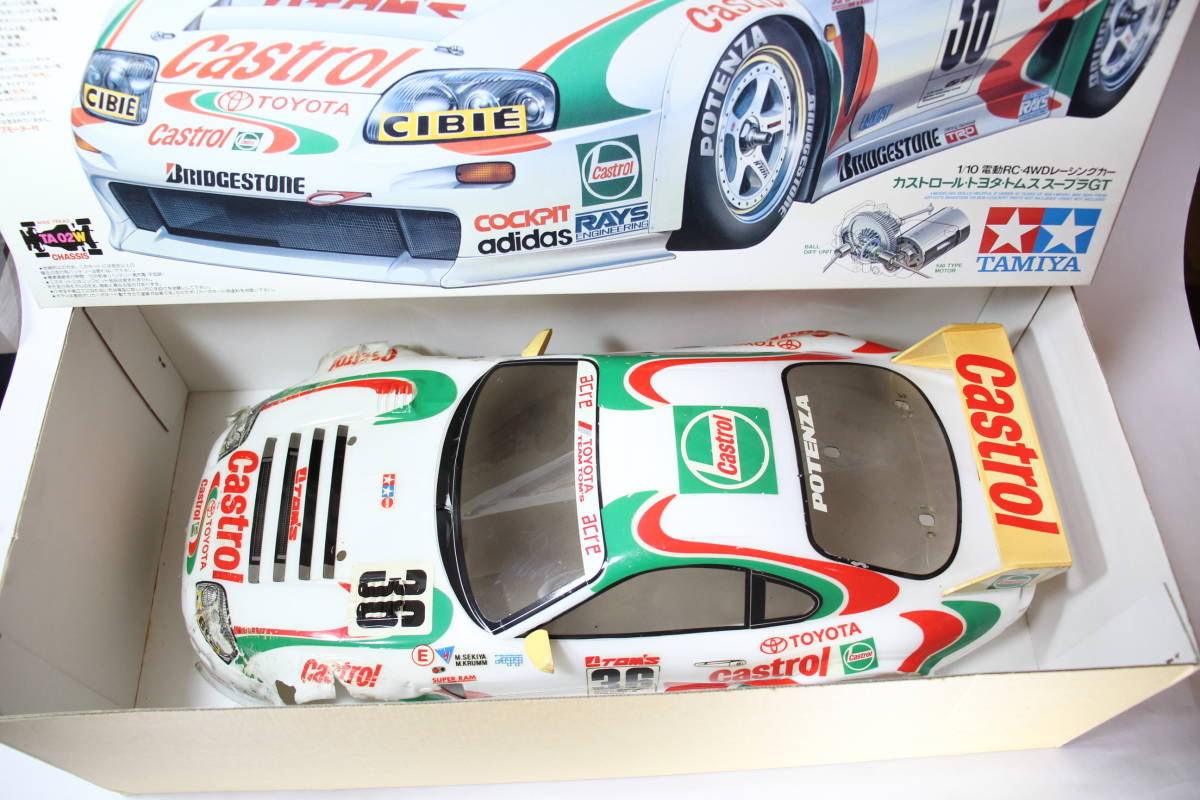 Yahoo!オークション - 1/10 タミヤ RCカーボディ カストロールトムス・