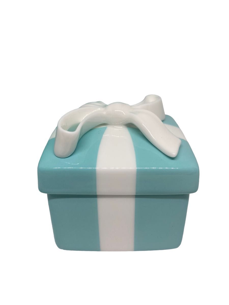 新品未使用】ティファニー ブルーボックス 陶器 小物入れ Tiffany ミニ