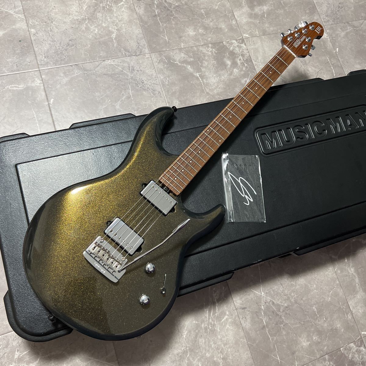 Yahoo!オークション - MUSIC MAN LUKE III HH T Olive Gold TOTO Steve