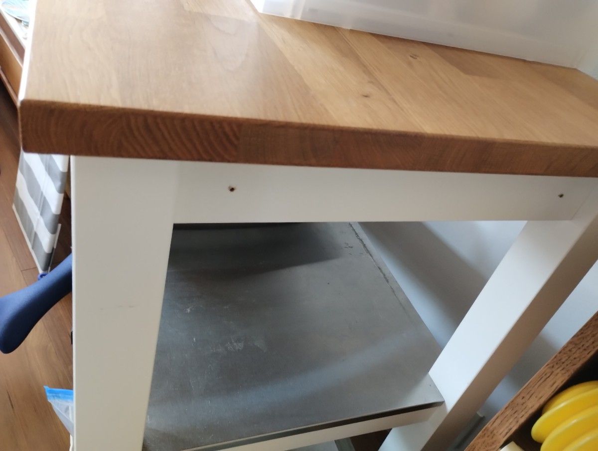 IKEA STENSTORP オーク無垢材 キッチンワゴン アイランドキッチン 作業