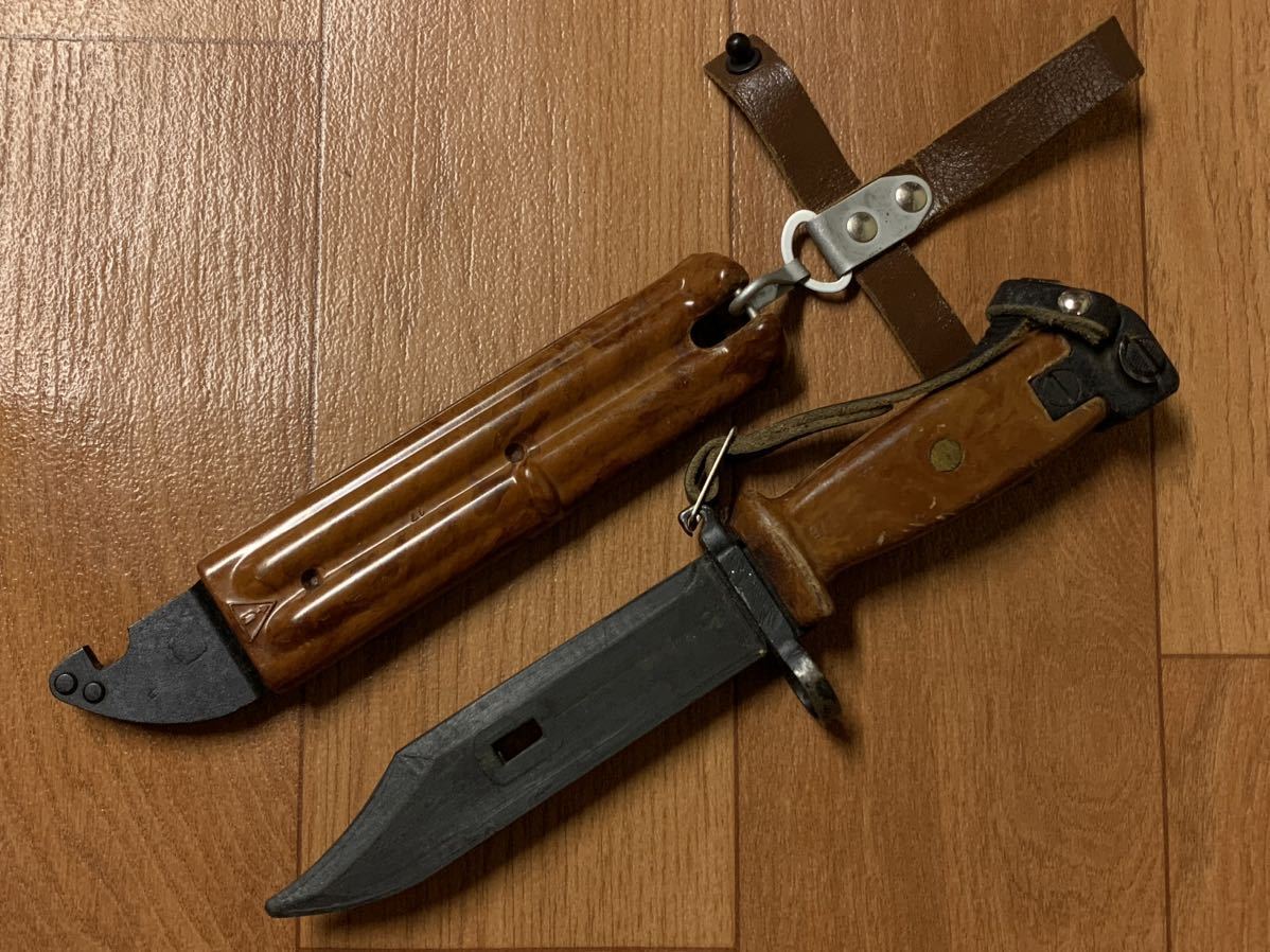 超希少品 ソ連軍 6Kh4 6Х4 銃剣 ラバーブレード バヨネット AKM AK74