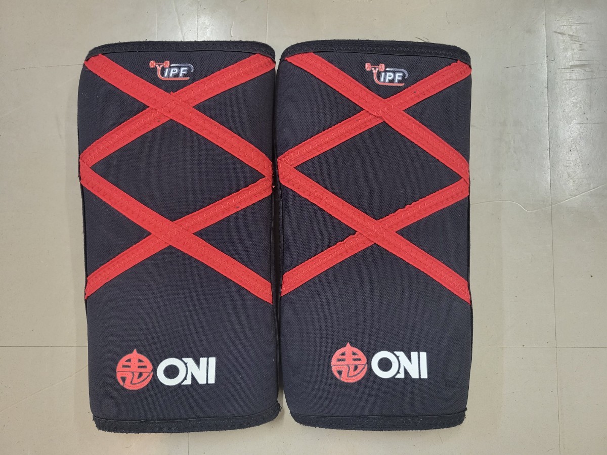 鬼 ONI ニースリーブXX 2019IPF公認 膝サポーター SBD 筋トレ ウエイト