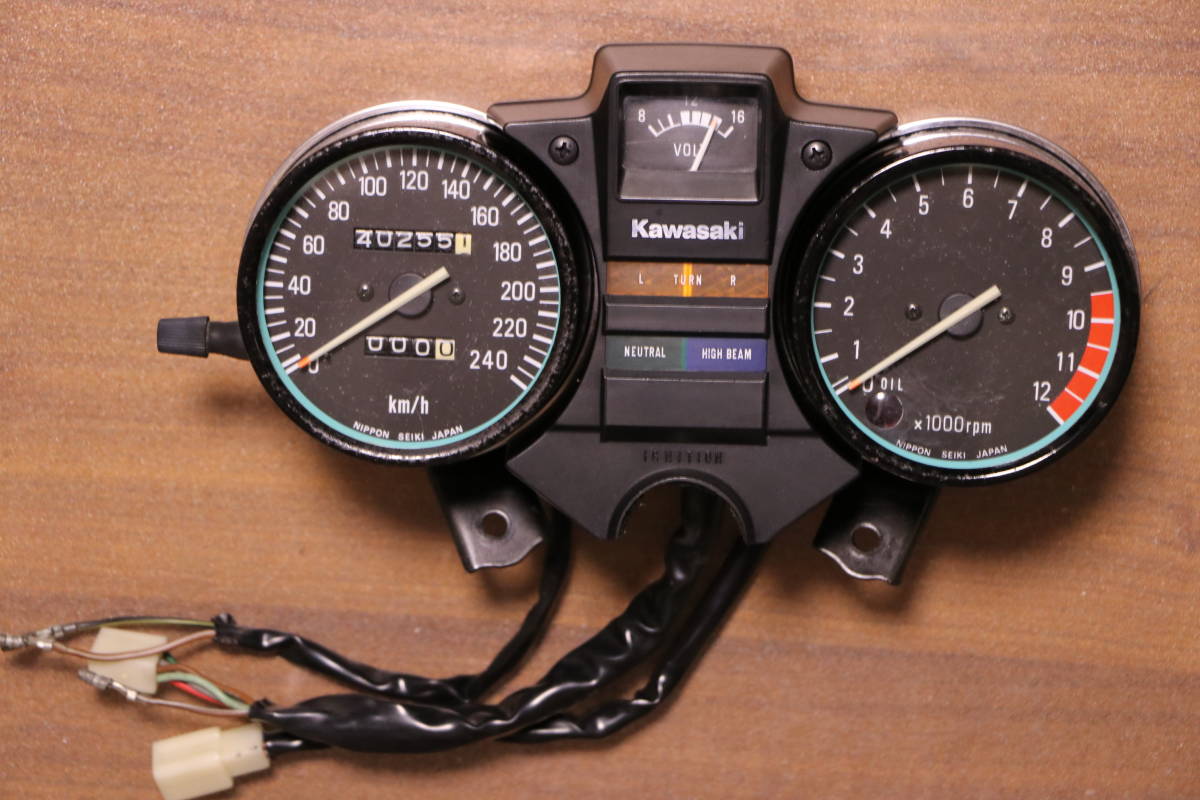 Z750E 純正 メーター 中古 ( Z750FX2 Z750FX3 Z400FX Z550FX) スピード