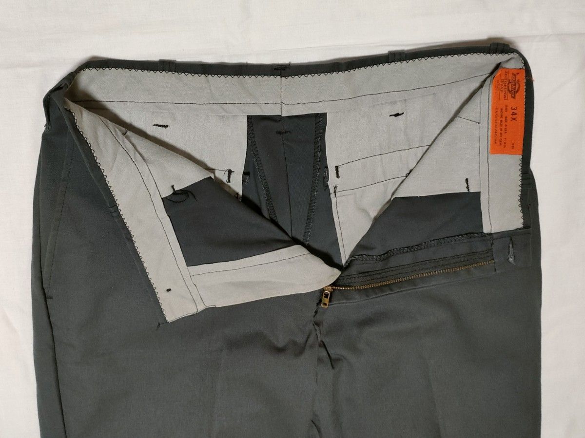 90s Dickies ディッキーズ 35589 USA製 W34 チビタグ ワークパンツ