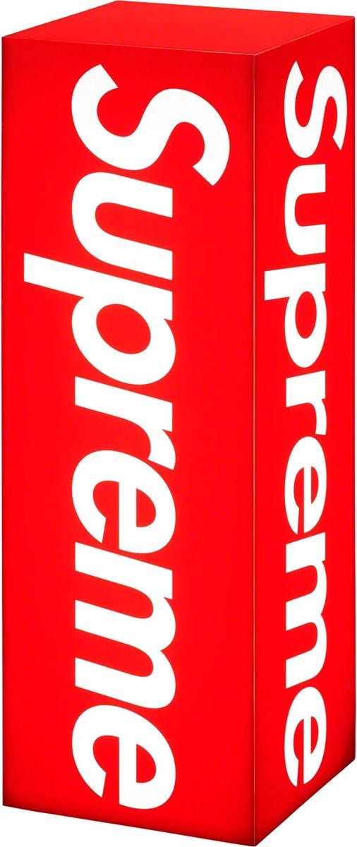 Supreme Box Logo Lamp Red シュプリーム ボックス ロゴ ランプ レッド