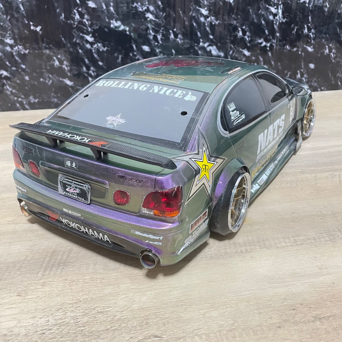 ヨコモ アリスト 16 1/10ラジコン ボディ ドリフト rc YD-2 完成品