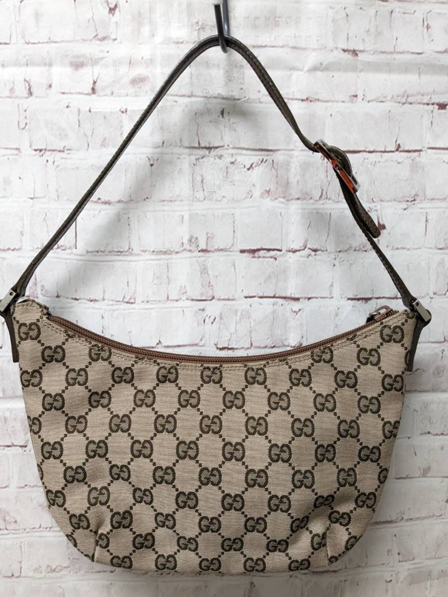 GUCCI グッチ GGキャンバス アクセサリーポーチ ハンドバッグ