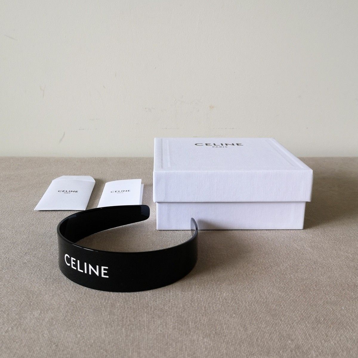 CELINE / セリーヌ ロゴ カチューシャ ヘアバンド ヘアアクセサリー