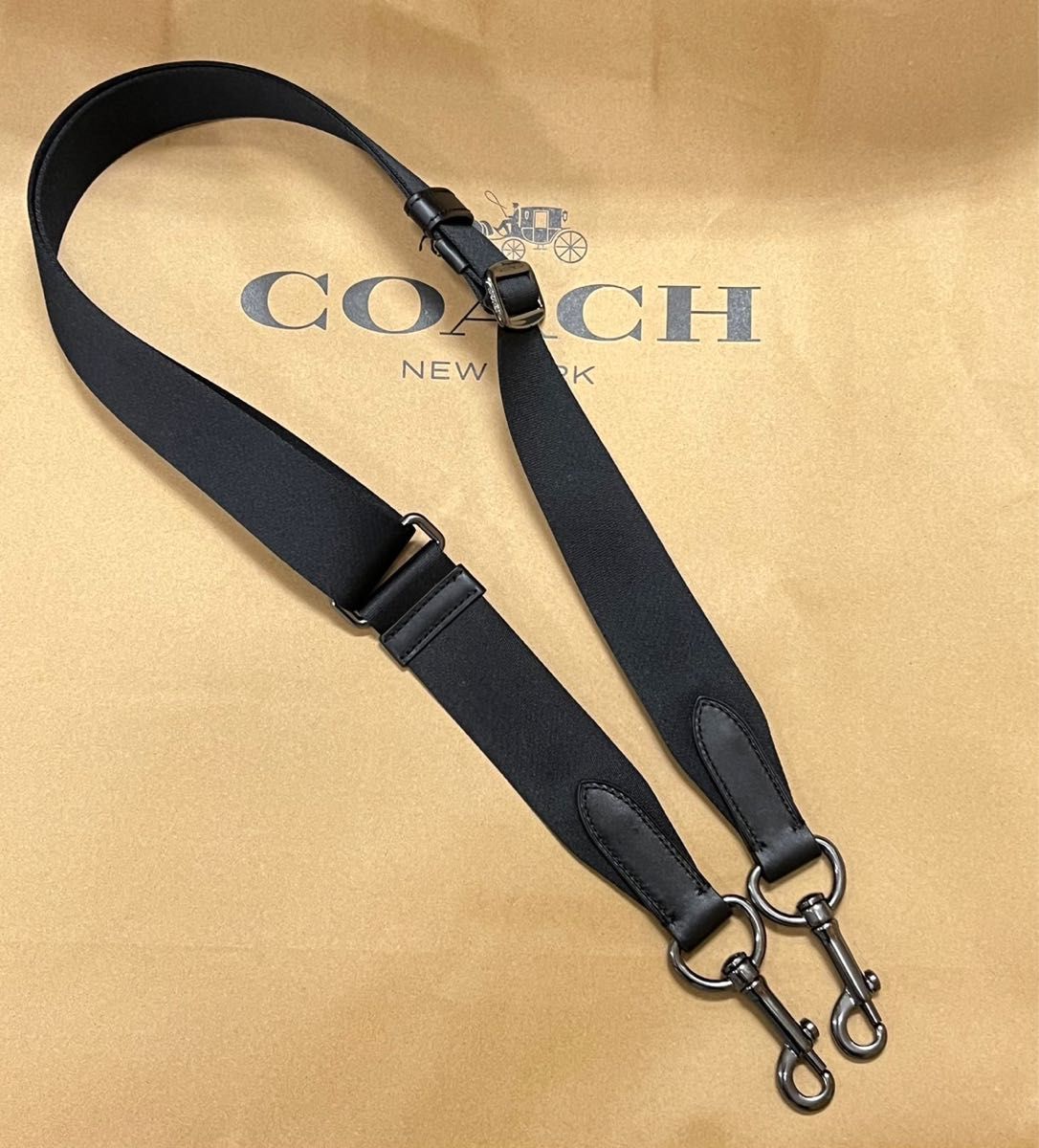 新品未使用COACH コーチ ショルダーストラップ ビジネスバッグ メンズ