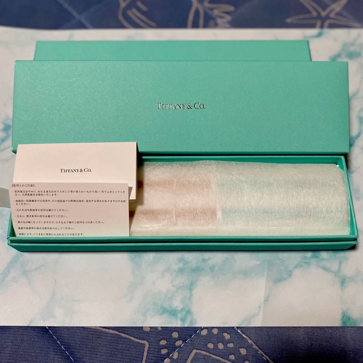 TIFFANY&Co ティファニー夫婦箸 箱入り ティファニーノベルティ 希少