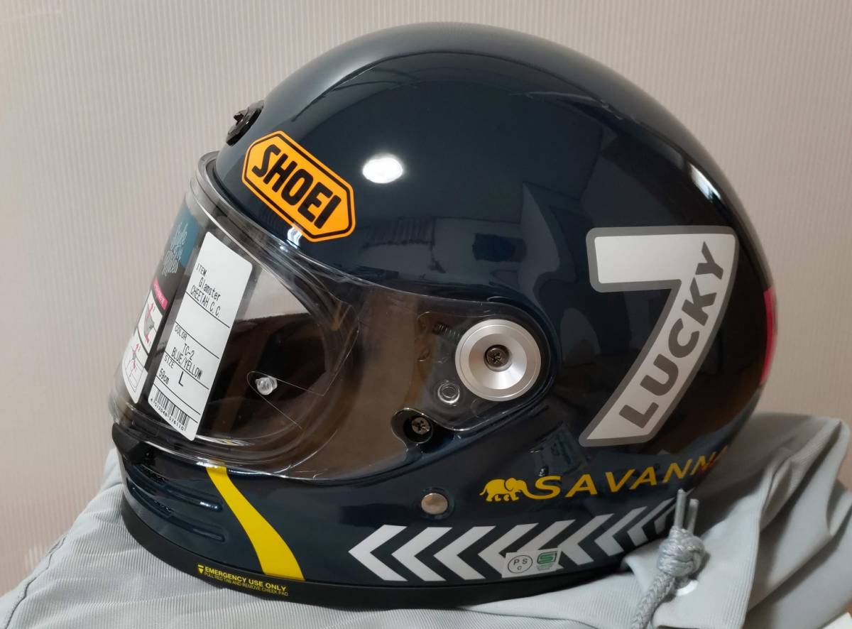 SHOEI Glamster CHEETAH CUSTOM CYCLES TC-2 Lサイズ｜Yahoo!フリマ