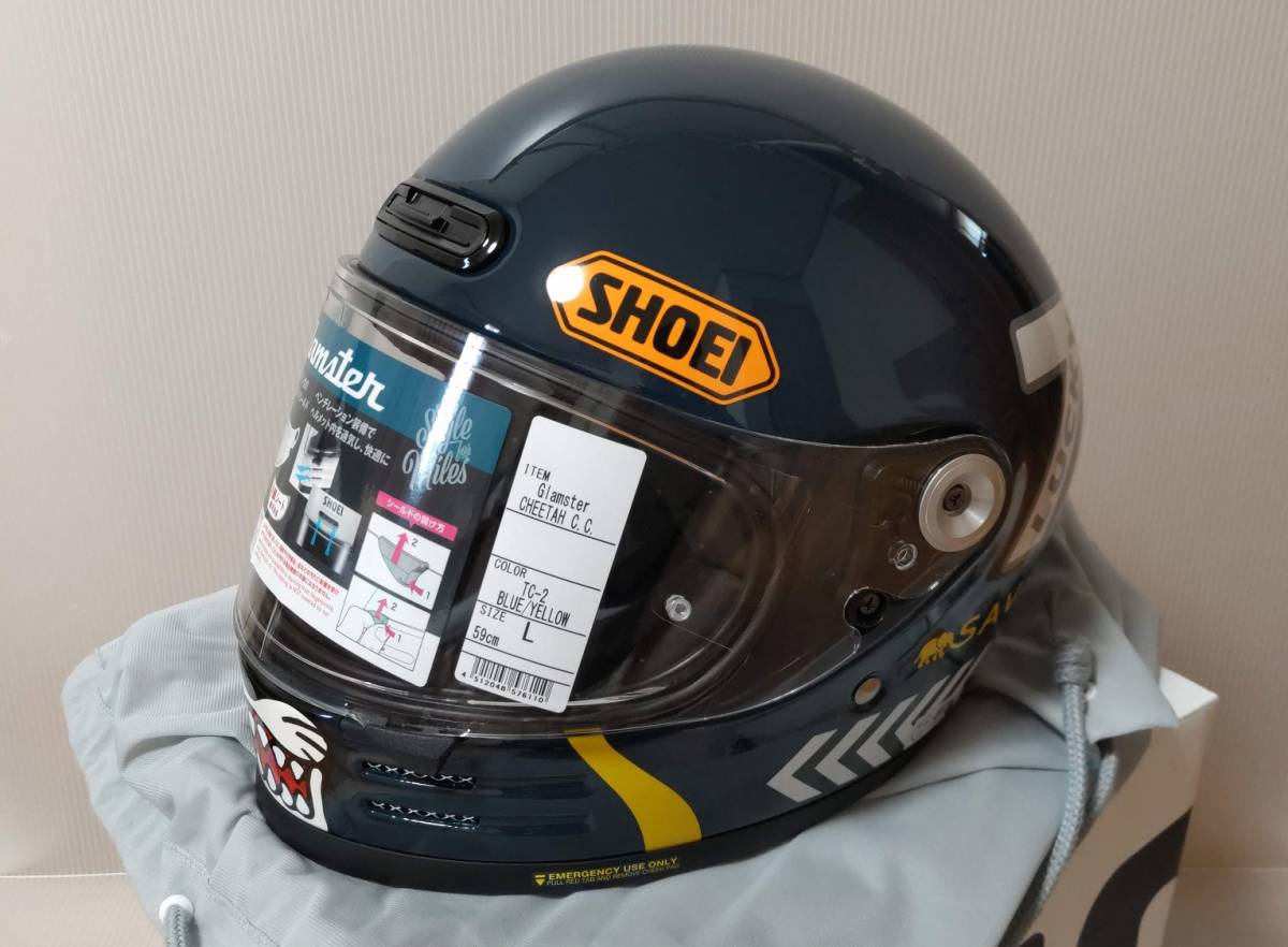SHOEI Glamster CHEETAH CUSTOM CYCLES TC-2 Lサイズ｜Yahoo!フリマ