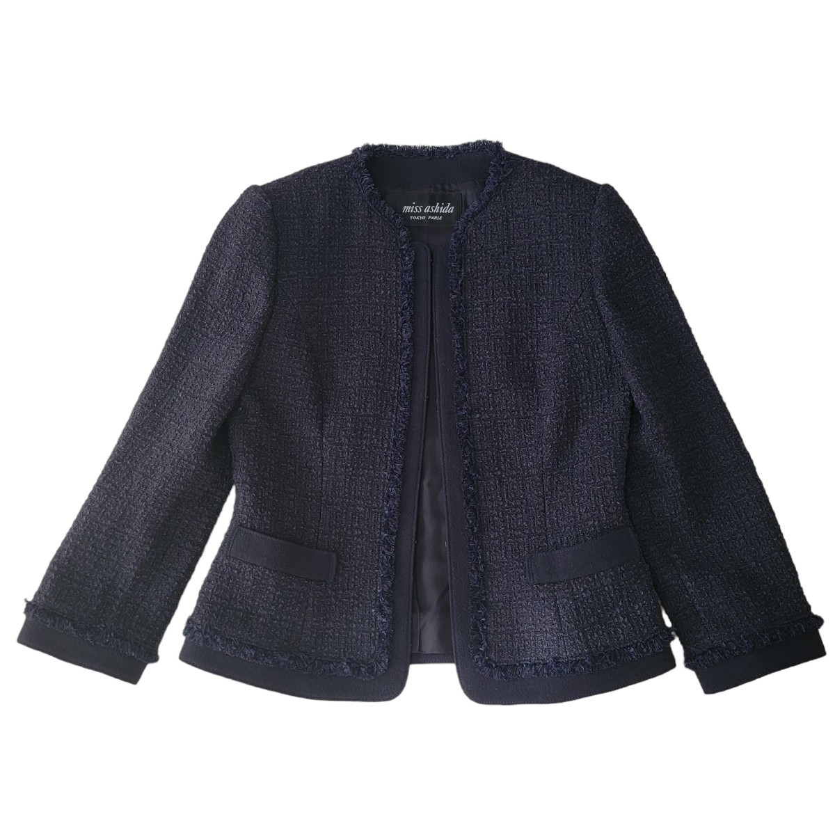 極美品】日本製 ミスアシダ miss ashida お受験スーツ 7号 ワンピース
