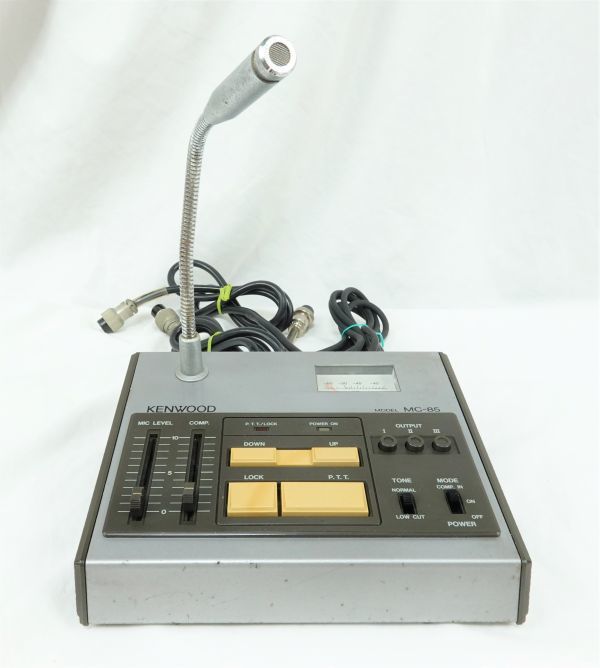 229 KENWOOD/ケンウッド スタンドマイク/ 卓上マイク MC-85 229